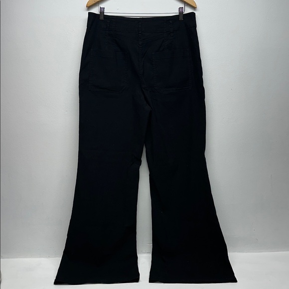 Maeve Anthropologie The Junie Jean Wide Leg Stretch Pants Black Plus Size 34 - Picture 8 of 14